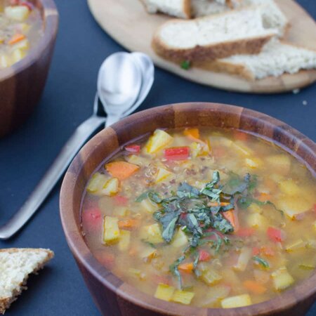 Chunk Vegetable soup
