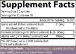 GarlicAIM Supplement Facts